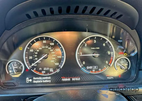 2014 BMW 535 D из США, поврежденный, VIN WBAXA5C52ED001650